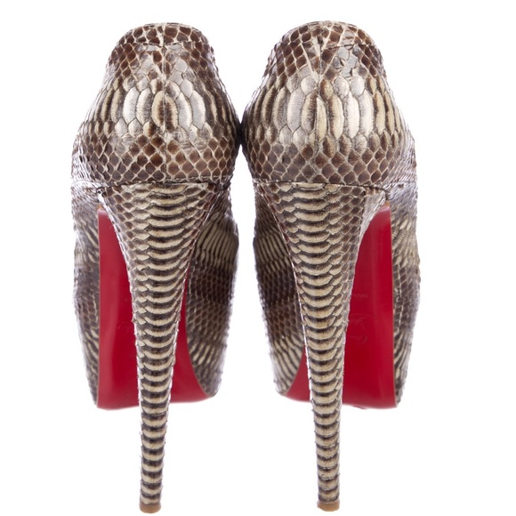 Christian Louboutin snakeskin pumps - Picture 4 of 5